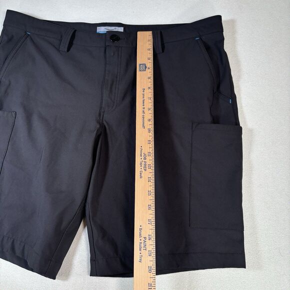 Amazon Shorts Uniform Luly Yang Black Cargo Stretch Mens XL 36-38 High Vis - Picture 8 of 8